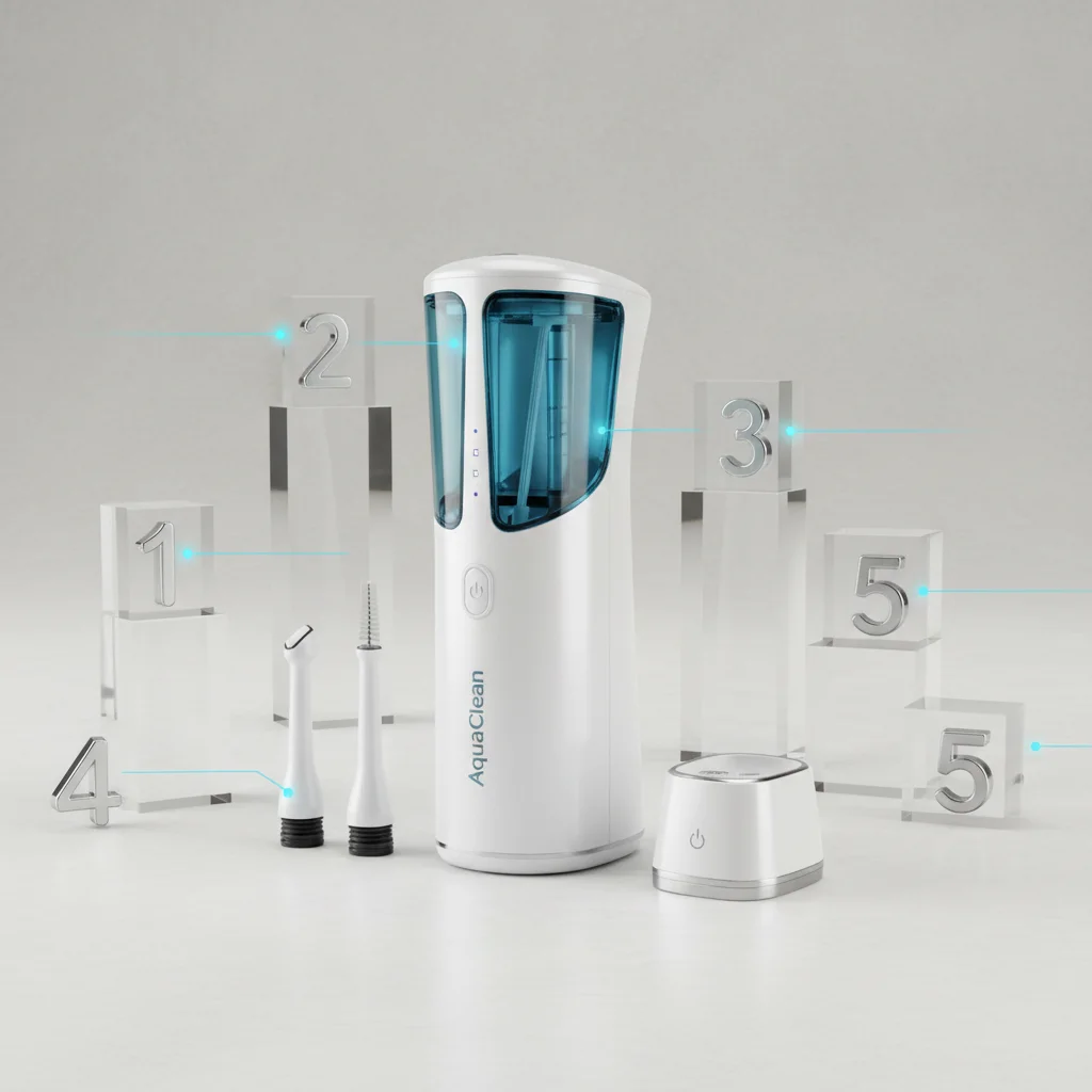 bentist aquaclean duo water flosser